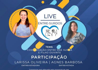 Projeto Entre-surdos: Ires realiza série de lives para aproximar aluno e família do ambiente escolar durante a pandemia